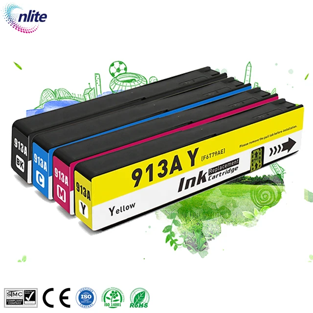 Source 913a 913 Premium Color Printer Ink Cartridge Compatible For Hp Pagewide Pro 477dw 913a Ink Cartridge on m.alibaba.com