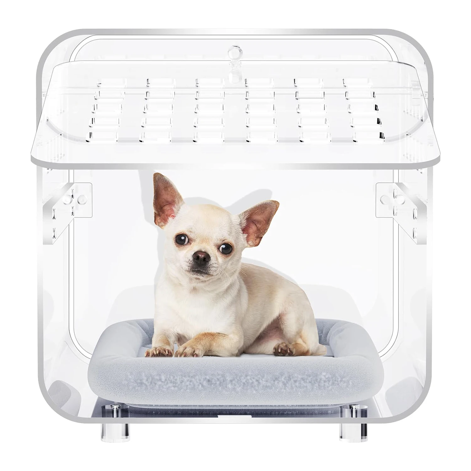Acrylic Dog Bed Customizable Clear Cage Bed for Puppies