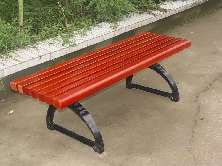 Outdoor Recycled Plastic Wood Backless Bench Durable Stylish