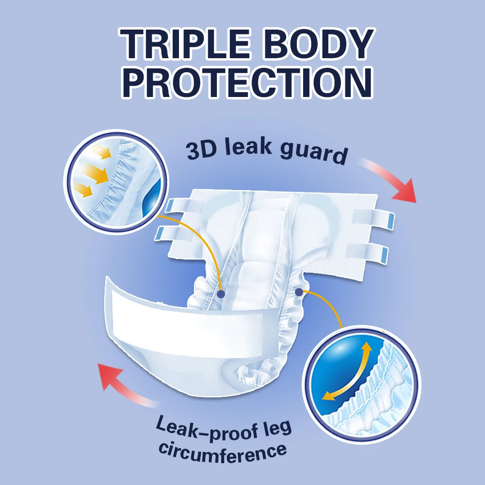 Unihope Adult Diapers Wholesale Price Super Absorbency