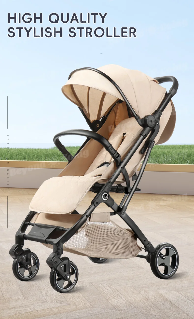 Newborn gifts items Aluminum frame fashion baby stroller baby pram