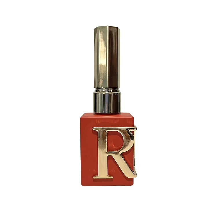 Matte Empty Cosmetic Glass Bottle Private Label Gel Nail Polish Bottle