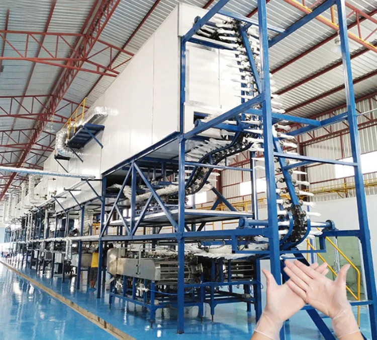 High Capacity Nitrile Gloves Production Line Machine Machine For The Production Of Nitrile Gloves Machine