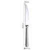 Cuchillo para carne plateado