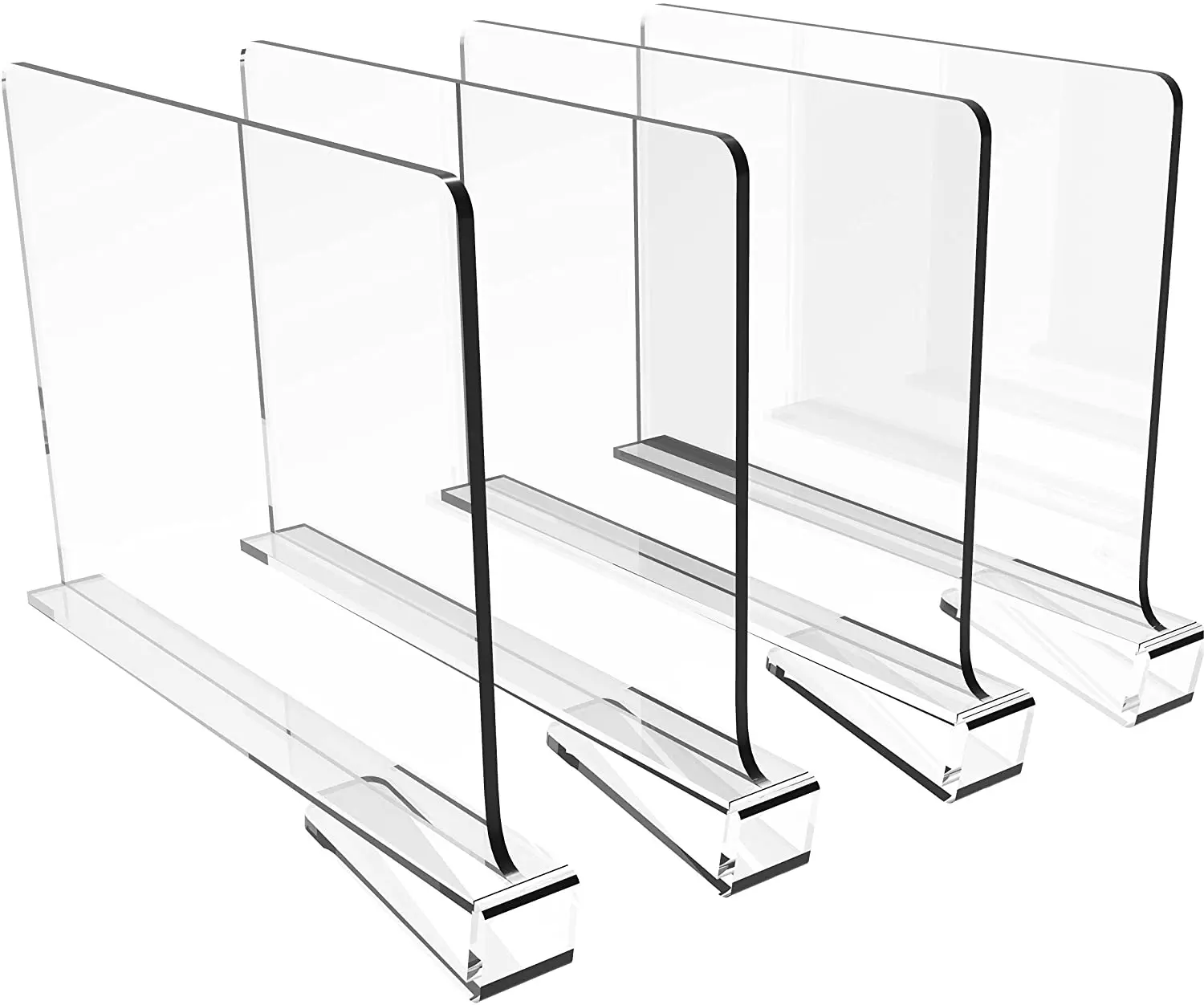 Acrylic Plastic Shelf Dividers For Pharmacy, C-Store Shelves