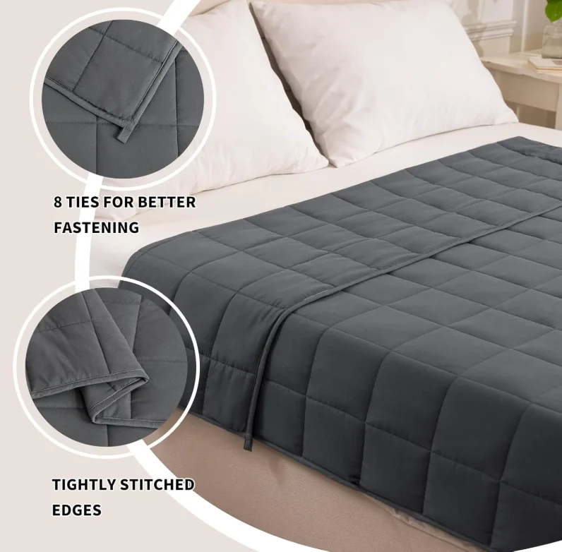 Plain Foldable Weighted Blanket