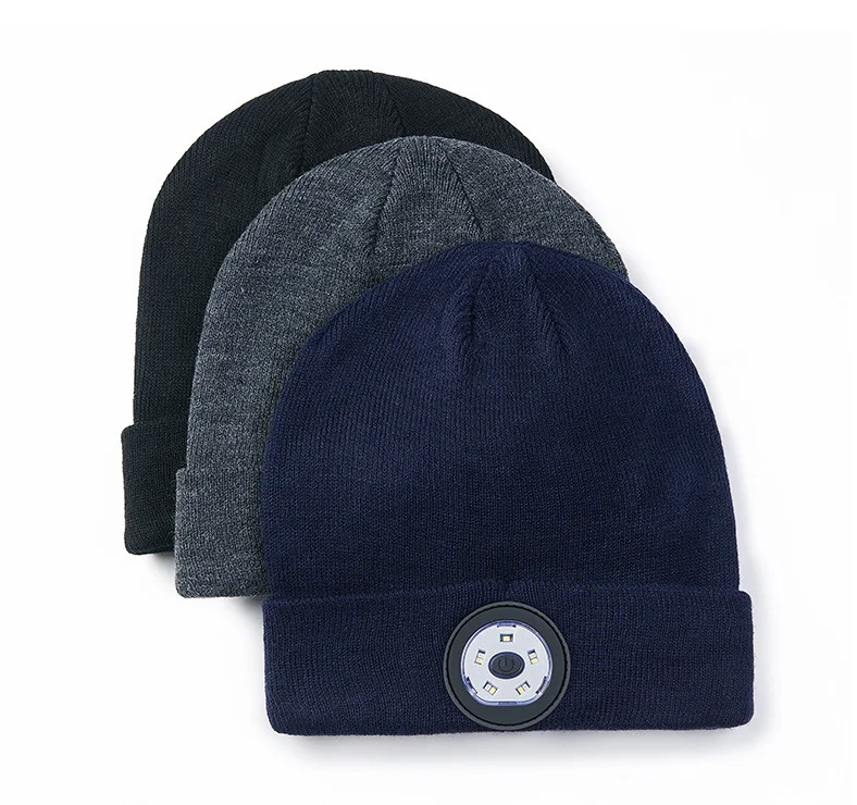Bluetooth Beanie Hat with Light - Perfect for Winter Sports