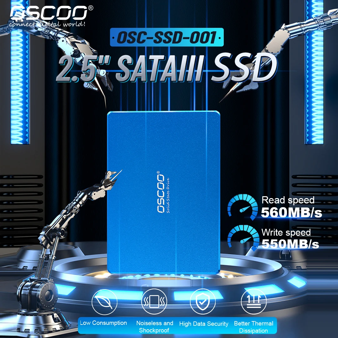 【新品未開封】OSCOO SSD 1TB SATA + SATAケーブル OSCOO SSD Hard Drives - High Capacity & Reliable Performance