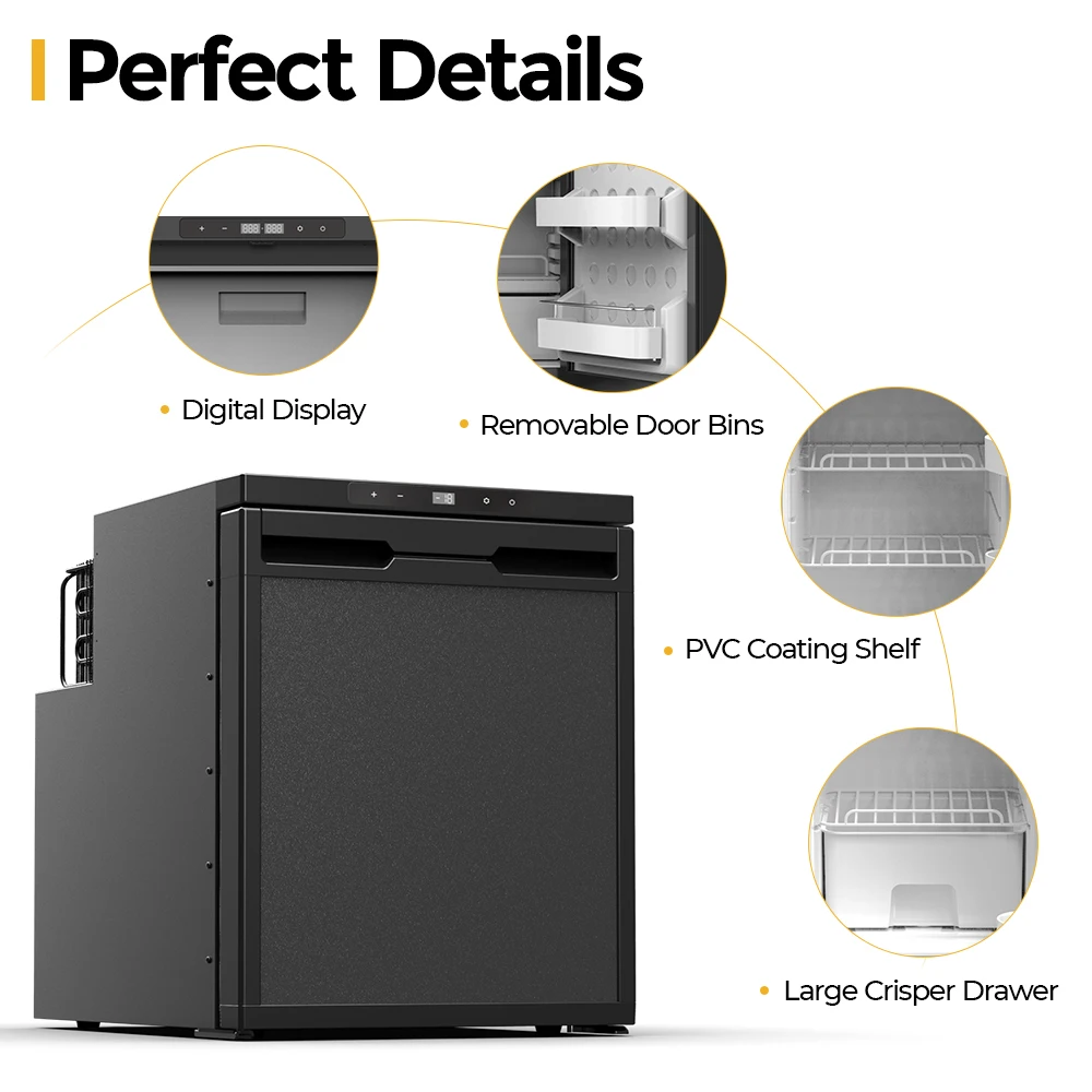 Compressore Frigorifero 12V/24V CN Comfort CR85X 83 Litri - Per Camper, Barca, Congelatore