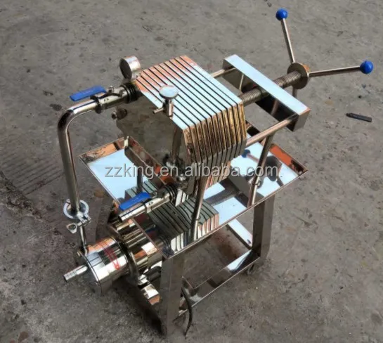 Stainless Steel Wine Filter / Filtering Machine / Liquor Filter Sake Filter Press Machine
