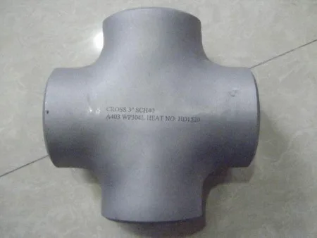 Customized Stainless Steel Ss304 316L 4 Way Pipe Fittings Butt Welding Equal Cross DN20 25 40 65 Eccentricity Cross Tube