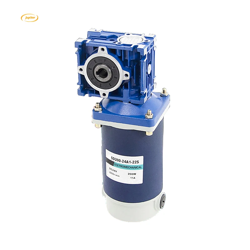 PMSM Motor With Worm Gear for Electric Vehicles for Caravan Electric Bed Lifting Fan Boat Electric Bicycle Commutation Brush