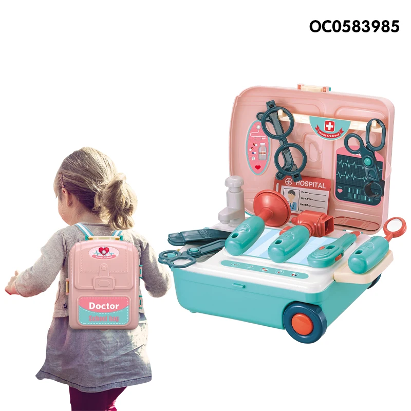 Детский рюкзак докторские игрушки игровой набор для детей ролевые игры образовательные