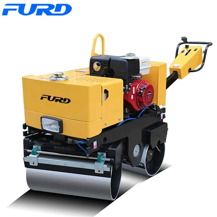 Tennis Court Compaction Small Vibratory Hand Roller Compactor