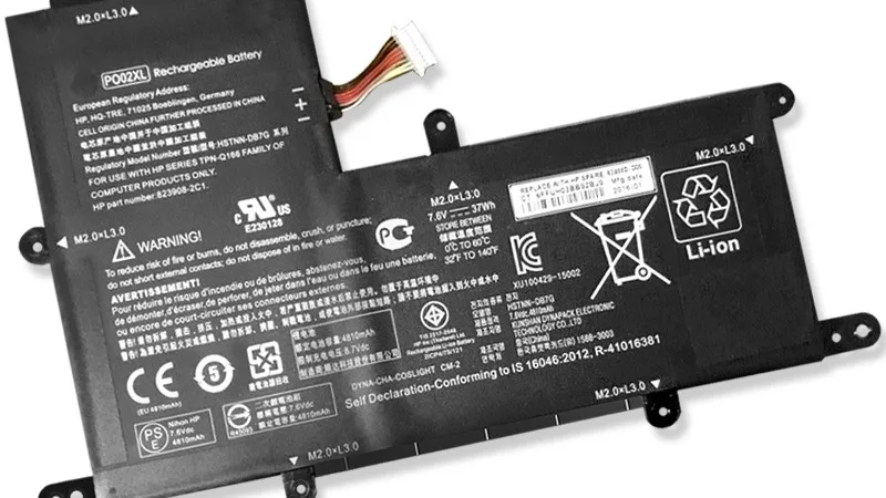 Genuine laptop battery 824560-005 TPN-Q166 PO02XL for HP Stream 11series  notebook li-ion rechargeable batteries