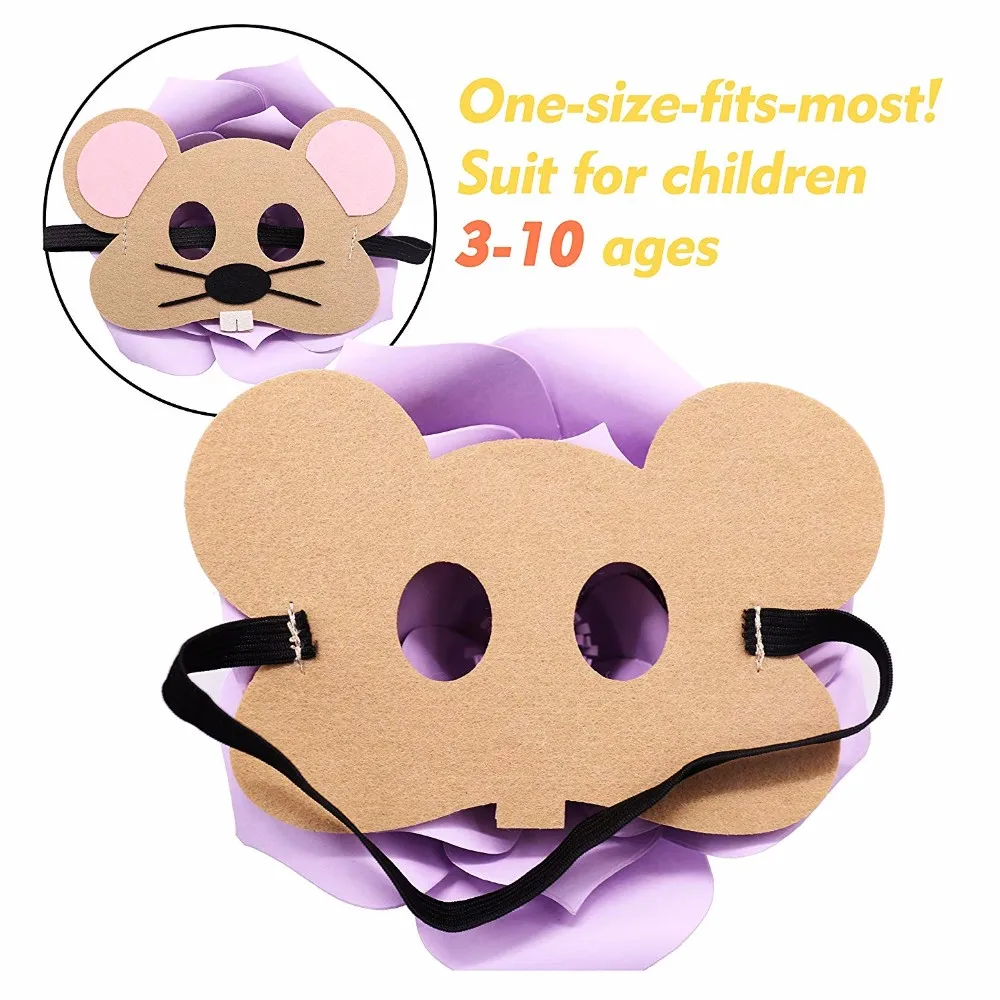 thumbnail image 2 of Animal Felt Masks - Free Sewing Patterns - Sew Magazine 2 of 11