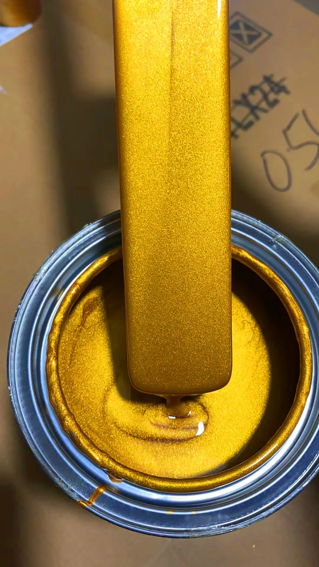 Popular Metallic Gold Paint 1k Gold Color Paint Metal Coating For