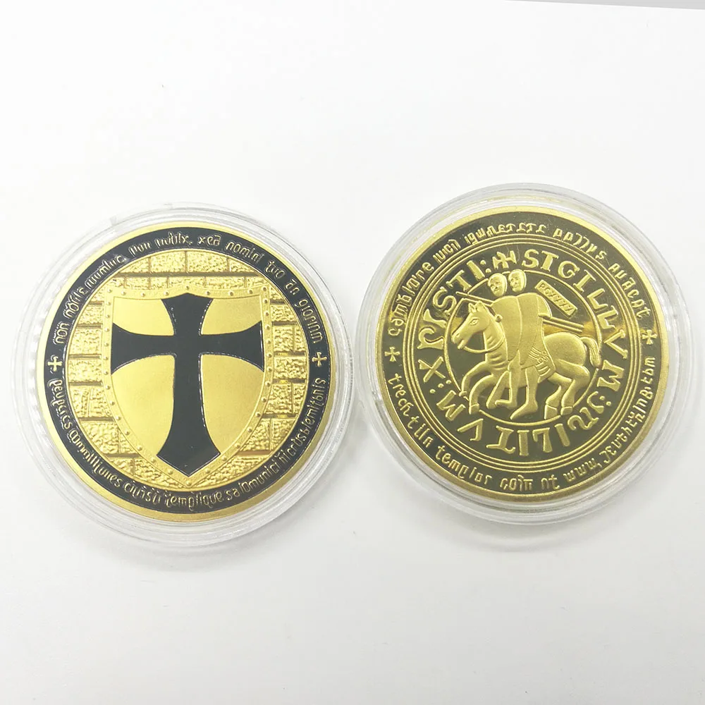Custom Souvenir Commemorative Knights Templar Cross Coin
