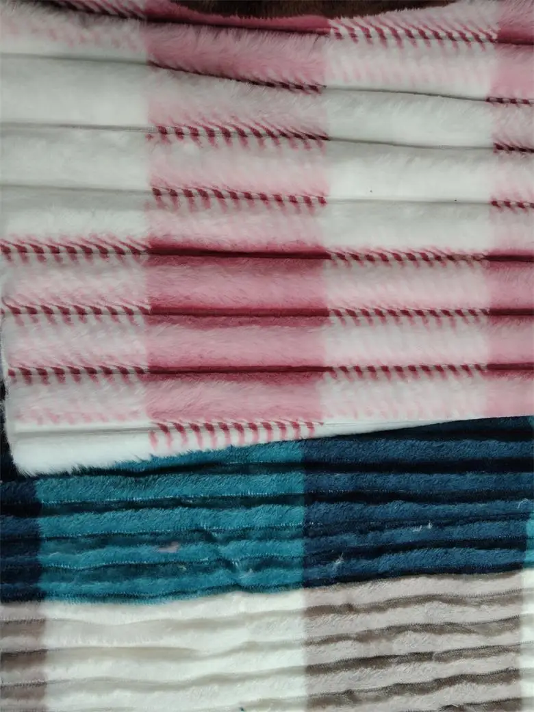 100% Polyester Corduroy Fabric Tricot Knitted Fleece Woven/Printed Stripes Design Girls' Dresses Sofas Suits Curtains Garments