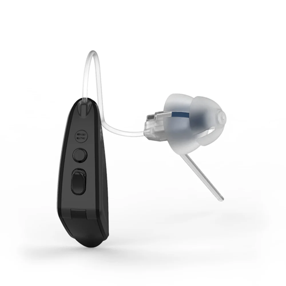 BTE Hearing Aids Digital Deaf-Aid Hearing Amplifier Mini RIC Hearing Aid For The Elderly Disability 4 Channels