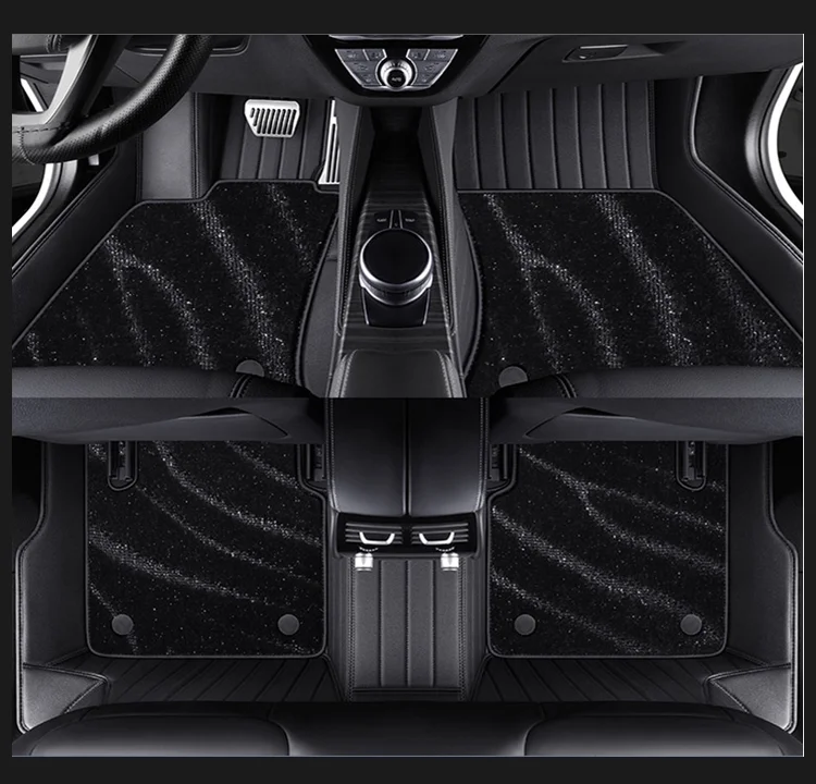 Custom Car Floor Mats for BMW Series Car Protection Full Coverage Pads Anti-Slip Leather Floor Lining All Weather Car Floor Mats