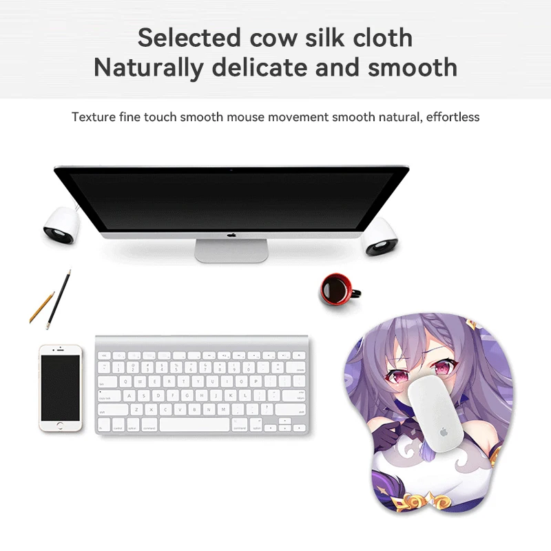 3d Mouse Pad With Wrist Rest Support, Cute Mouse Pads With Non-slip  Silicone Anime For Home Office Working Studying Easy Typing,kungfu Panda |  Fruugo BE