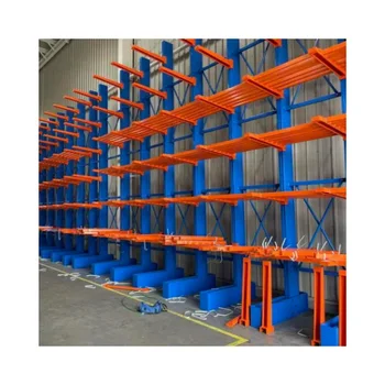 Heavy duty cantilever rack warehouse storage racking system double column racks galvanized cantilever shelf forms