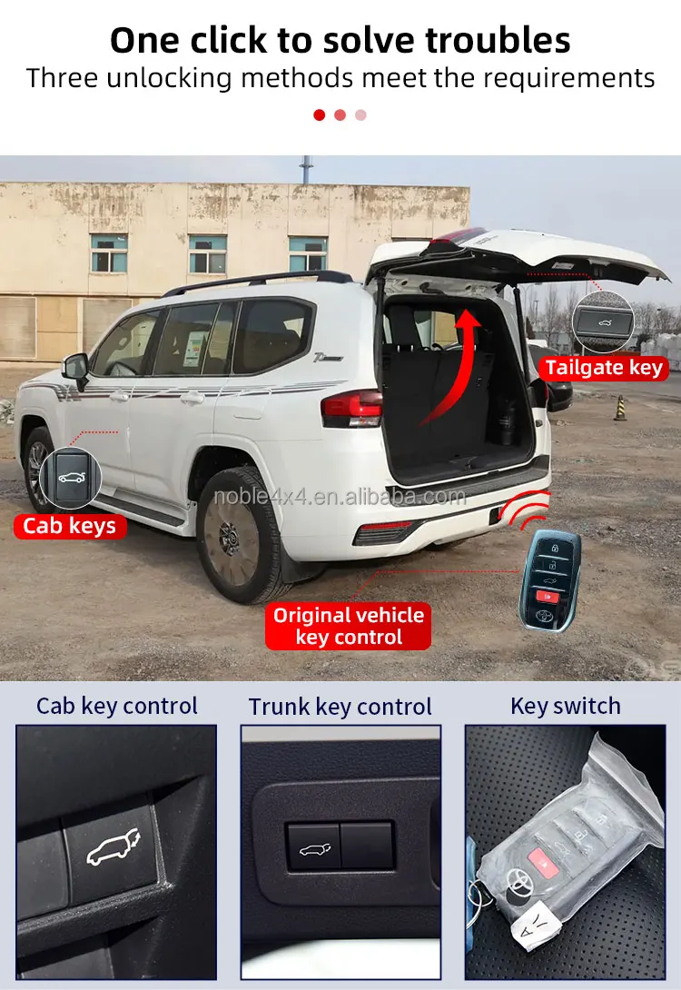 Factory Automatic Waterproof Electric Tailgate Kit Smart Auto Back Door Power Tailgate Lift for TOYOTA Land Cruiser 300 LC300 manufacture