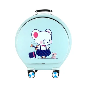 Customized Mini  Handle Case Large Capacity Waterproof Abs Travel Suitcase Luggage Bag