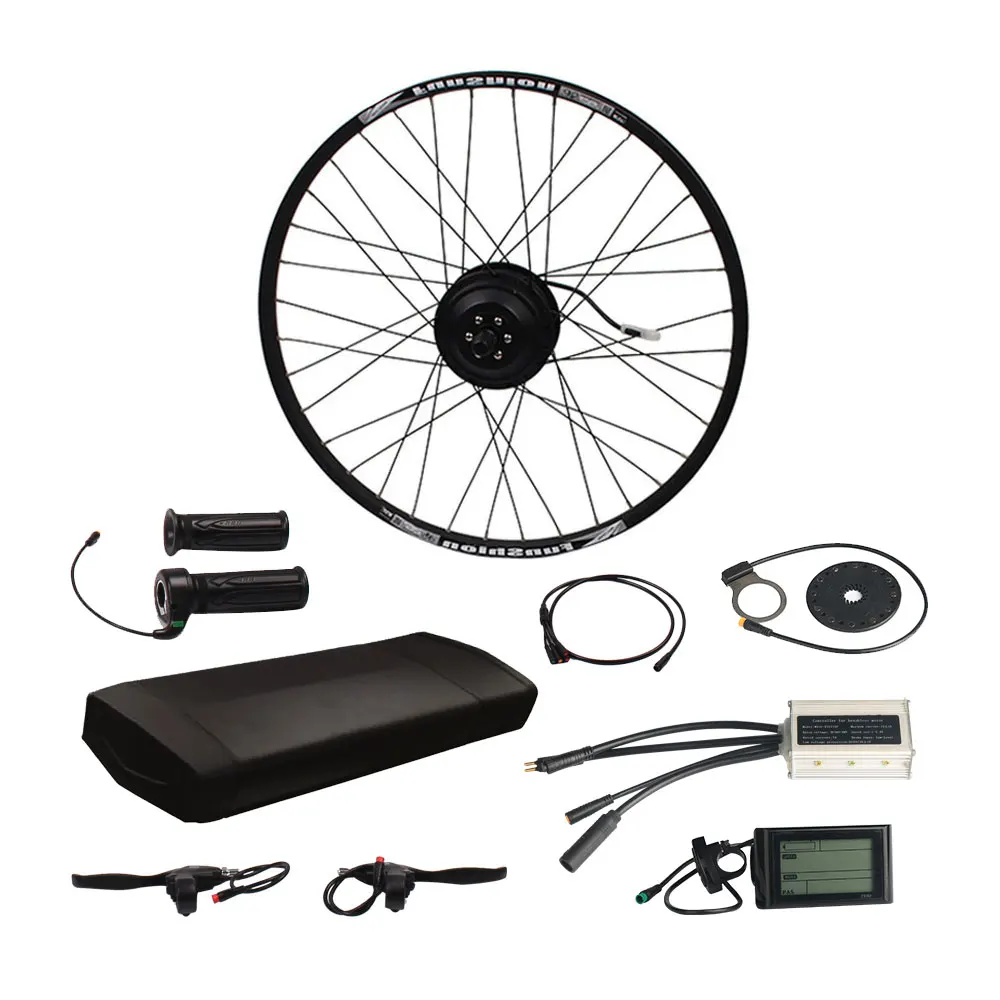 rear wheel electric bike kit with battery