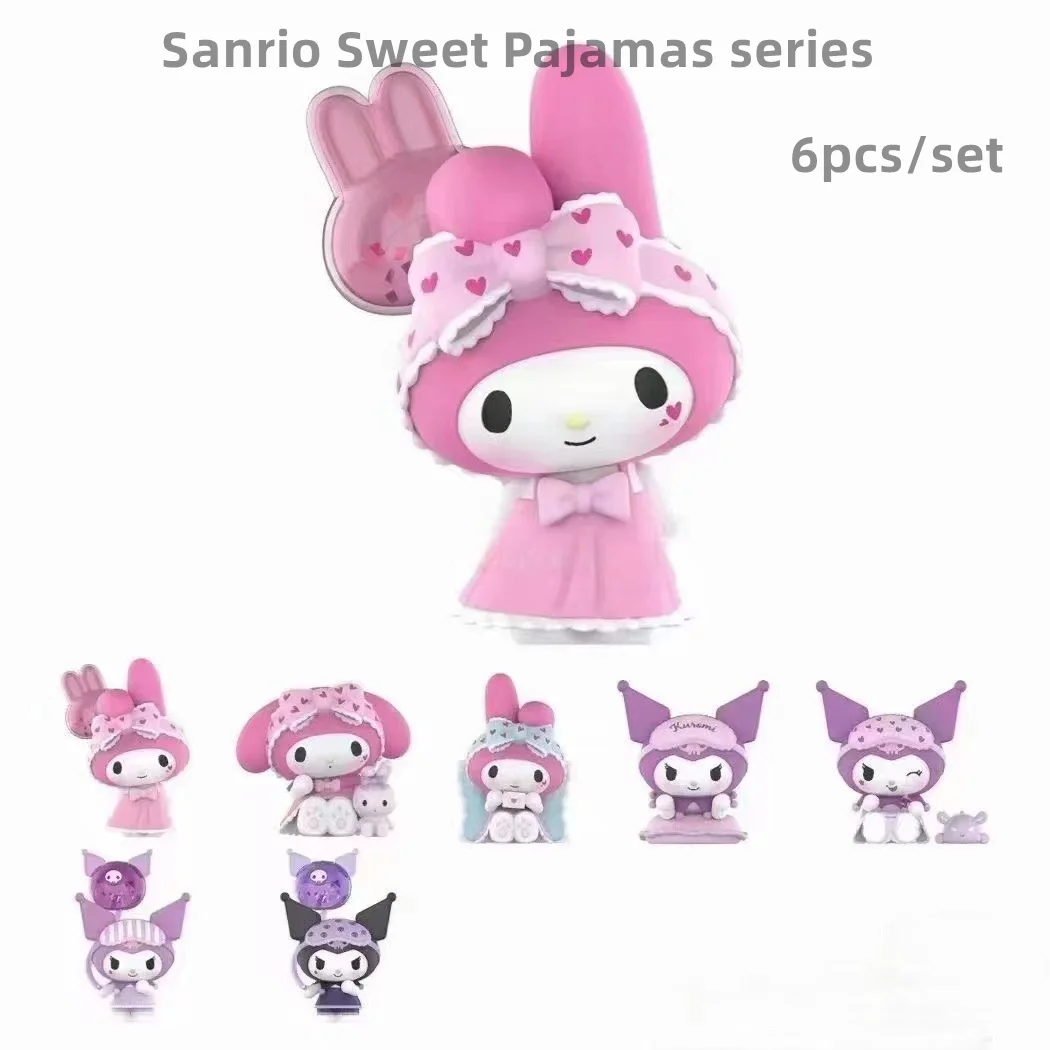 DHF474 Новое поступление, Sanrioed Cinnamoroll маленькая Райская серия, шкатулка для игр, игрушки для игры, декоративные украшения, фигурки