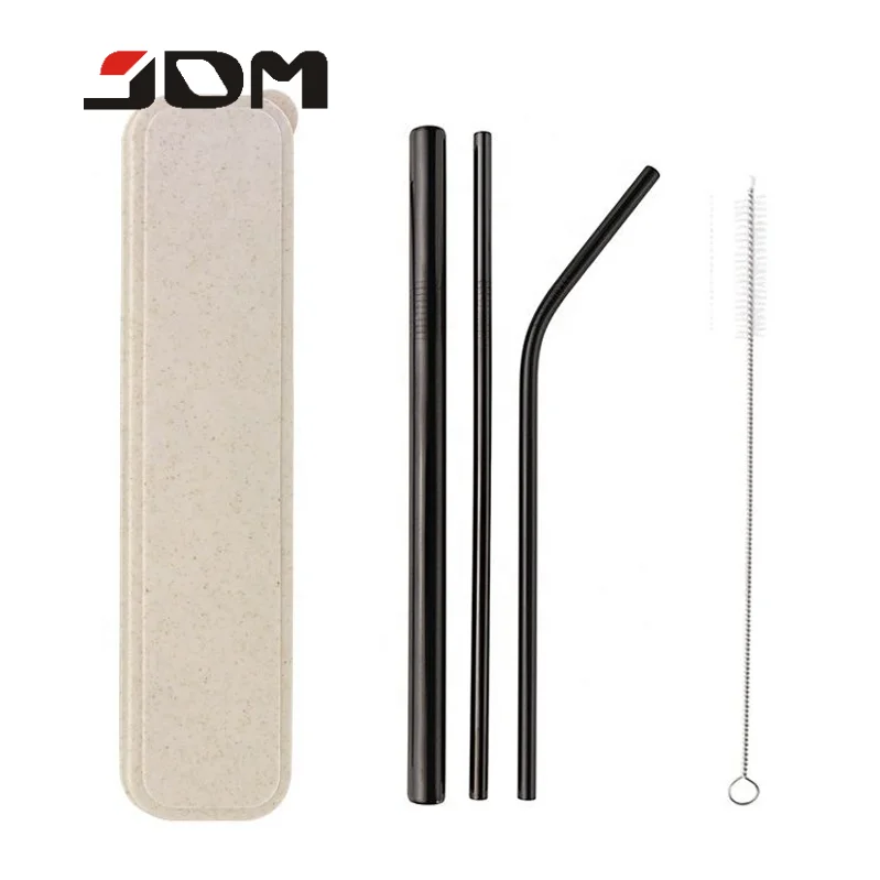 304 Stainless Steel Drinking Straws Set