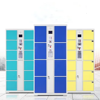 Swipe Barcode Fingerprint Locker Smart Office Locker