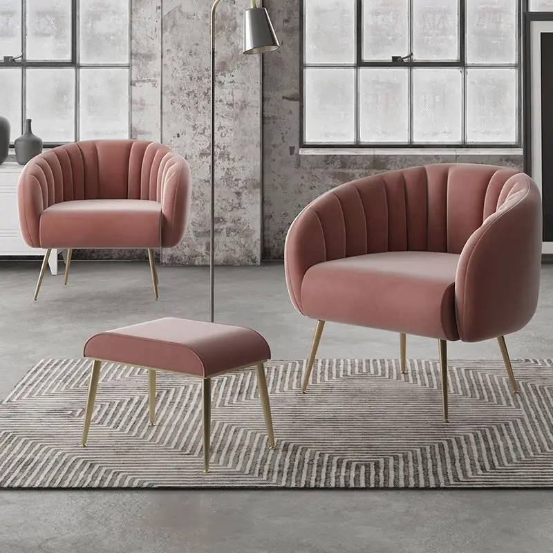 Nordic Modern Single Sofa Chair - Comfortable Leisure Chair for