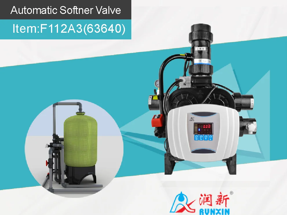Runxin Automatic Softner Control Valve 63540 F112a1 63640 F112a3 40m3/h