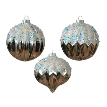 Cheap Price Christmas Tree Gift Xmas Decorations Large Luxury Bauble Christmas Glass Balls