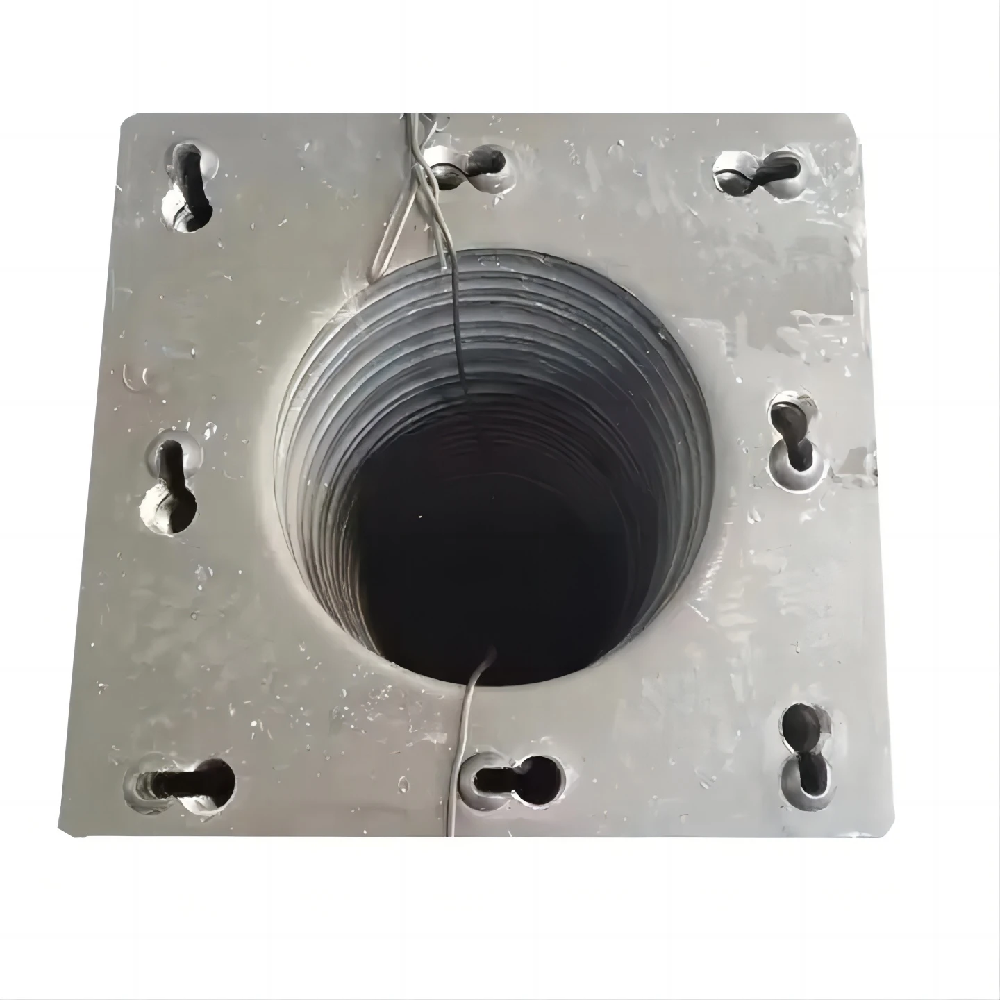 Factory direct sales square steel Q235B end plates for concrete pipe piles made in China