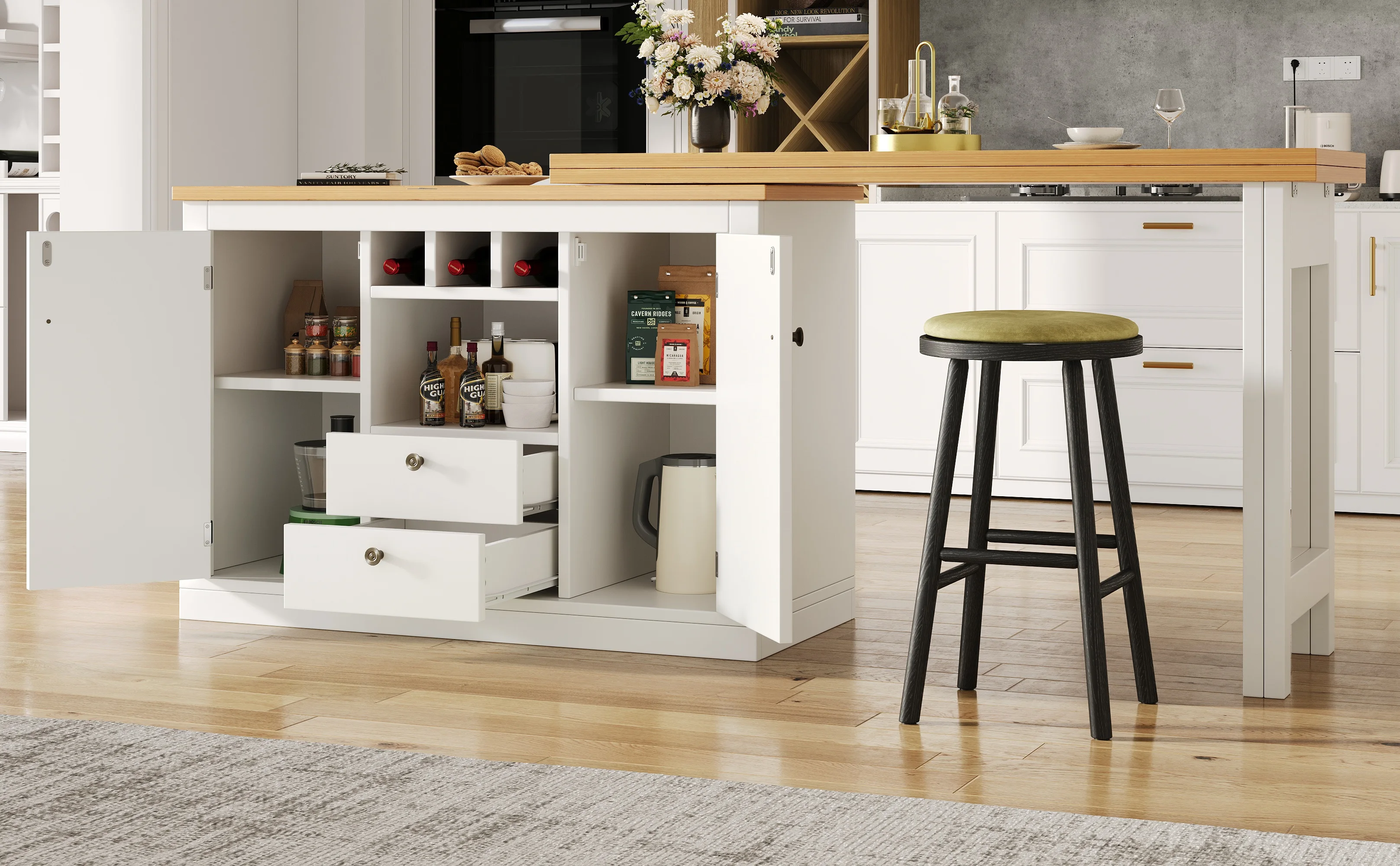 Table bar sideboard multifonction design élégant