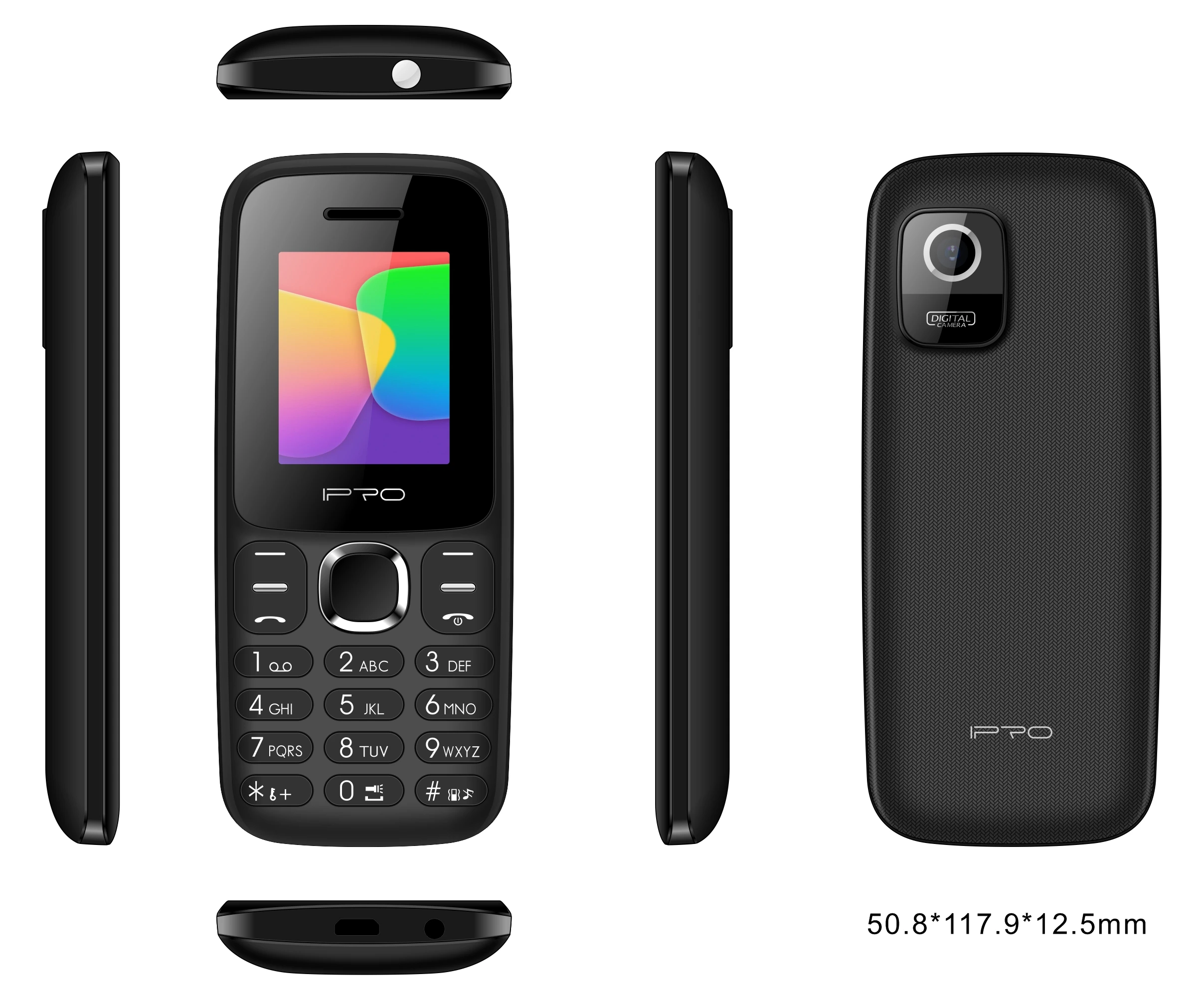 Cheap IPRO A7 Mini Dual SIM Mobile Phones 2G Feature Phone