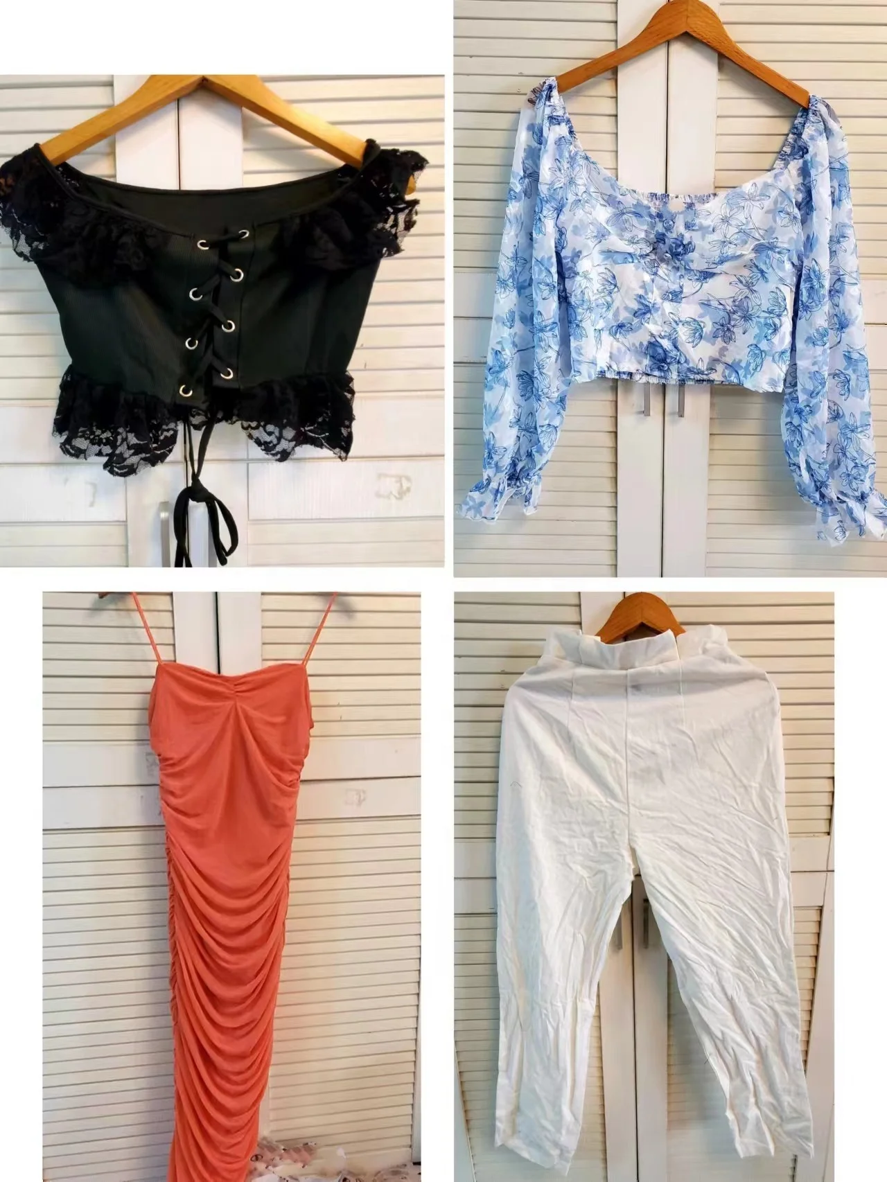 Упаковочные тюки в ассортименте, женские и мужские топы, поставщик