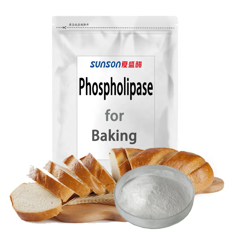 Phospholipase Enzyme Powder for Baking, Increasing Flour Products Whiteness, Dough Strengthening, and Fine Texture