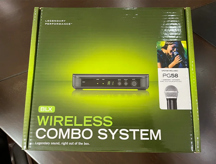 Blx24 Beta58 Uhf Wireless Karaoke Mic System Handheld Metal Microphone