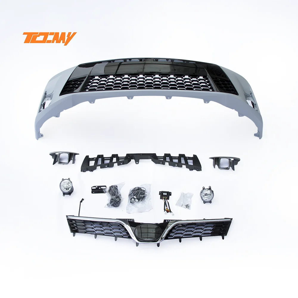TDCMY Body Kit Include Front Bumper Assembly Grille for Toyota Sienna 2011-2020