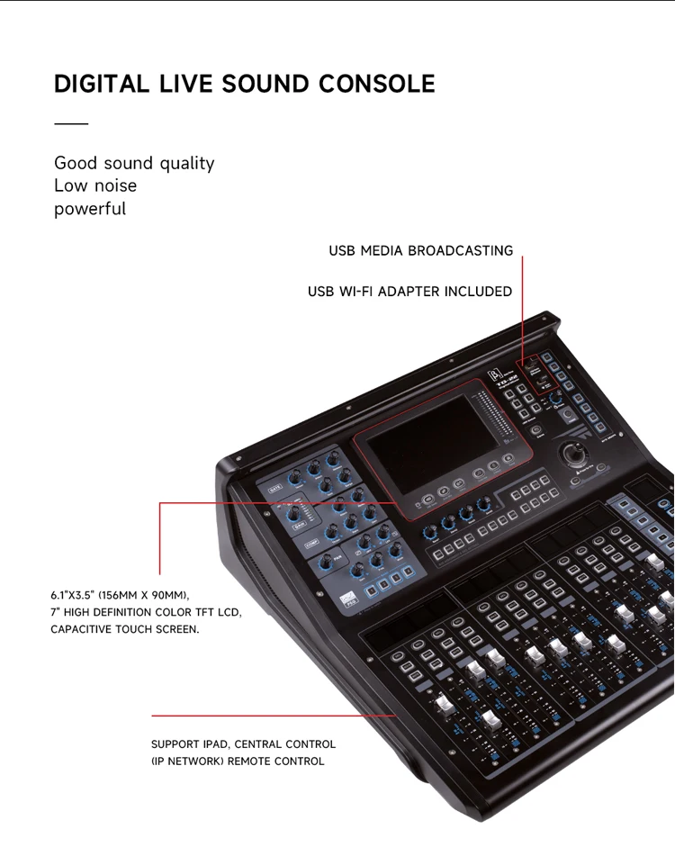 Betathree Sound System Mixer Tq22 Digital Live Sound Console Digital Mixer For Active