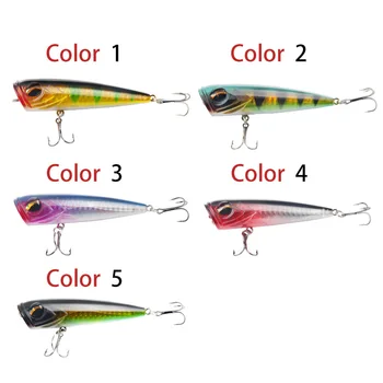 Cherry Luya 14g/8cm Long Cast Bass Silicone Fishing Bait for Freshwater Sea Fishing in River Stream Popper Fishing Gear Product – Soft Lure – view 3