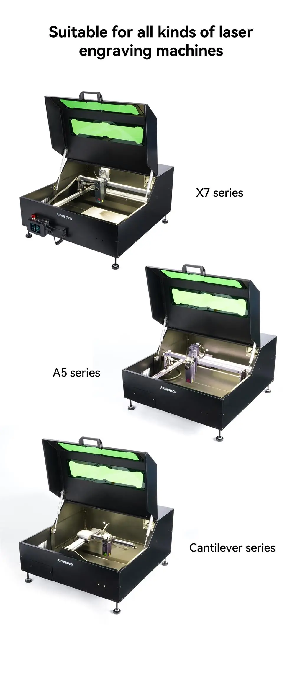 Official Atomstack B1 Enclosure Dust-Proof Protective Cover for