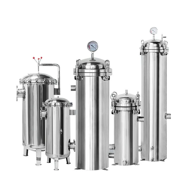 Stainless Steel Multi-Bag Filter Housing for Household Outdoor Water Treatment 1-100 Micron for Chemical/Water Treatment 10-20