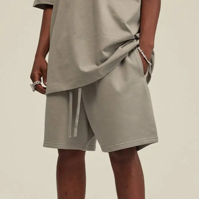 Pantaloncini da uomo in cotone per il tempo libero, unisex, personalizzati all'ingrosso, per l'estate 425G, per uomo401_voghion.com