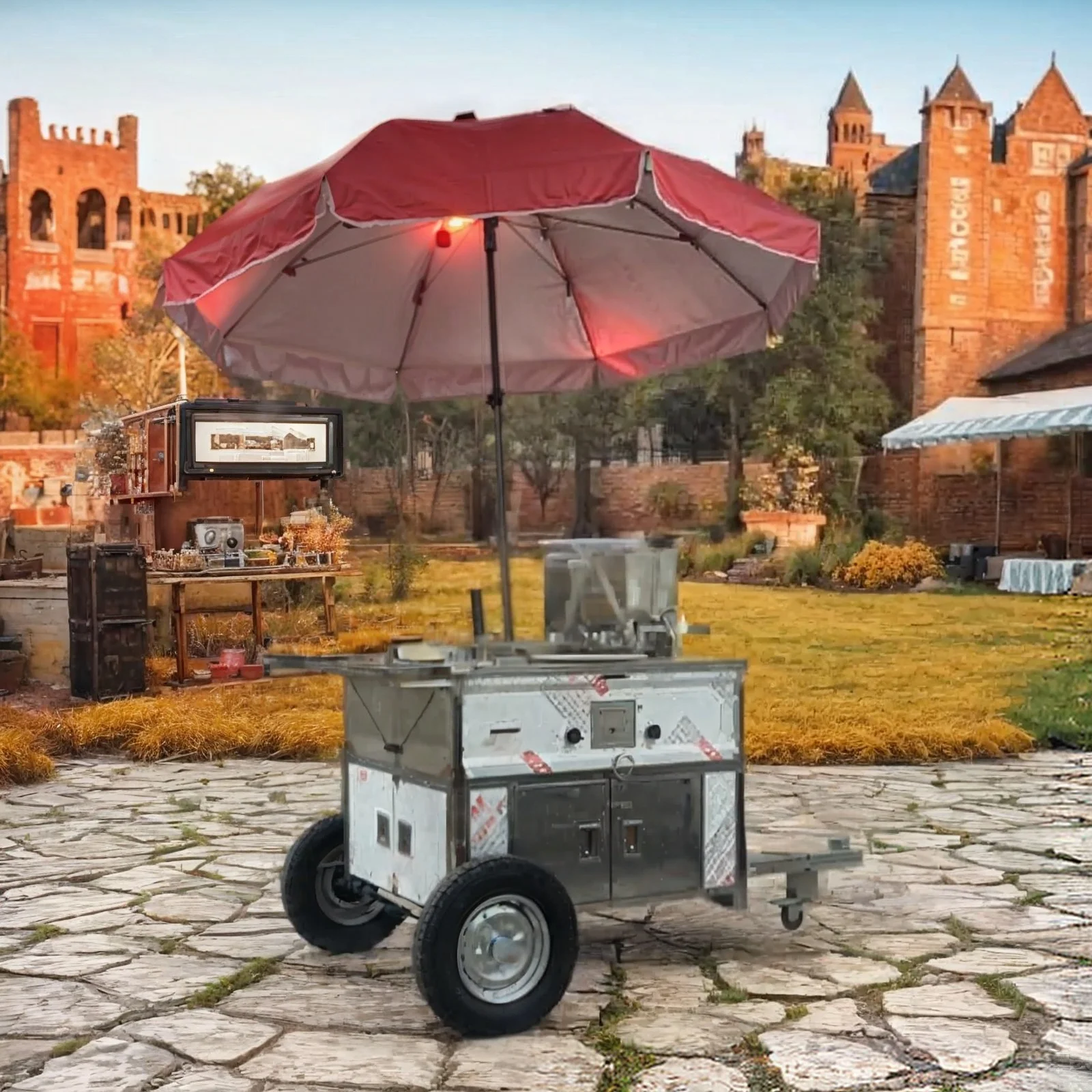 Mobile Stall Mobile Stall Multifunctional Street Breakfast Fast Food Barbecue Fried Food Truck