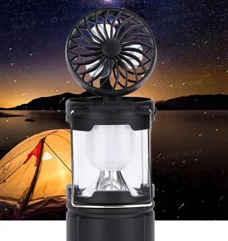 High-quality fan horse lamp can be hung, suitable for outdoor camping and hiking easy to operate